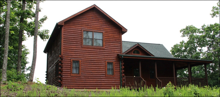 Professional Log Home Borate Application  Muskingum County, Ohio