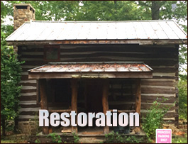 Historic Log Cabin Restoration  Muskingum County, Ohio